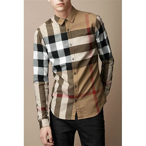 chemise burberry pour homme pas cher